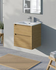 Ensemble de meubles de salle de bain VIREO 60 cm avec lavabo