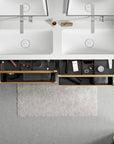 Meuble salle de bain VIREO 160 cm - avec vasque en fonte minérale CREAM - couleur au choix
