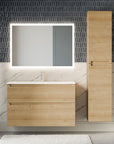 Ensemble de meubles de salle de bain VIREO 100 cm avec lavabo