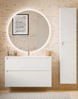 Ensemble de meubles de salle de bain VIREO 100 cm avec lavabo