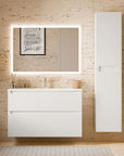 Ensemble de meubles de salle de bain VIREO 100 cm avec lavabo