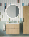 Ensemble de meubles de salle de bain TIM 80 cm avec vasque en céramique