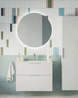 Ensemble de meubles de salle de bain TIM 80 cm avec vasque en céramique