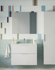 Ensemble de meubles de salle de bain TIM 80 cm avec vasque en céramique