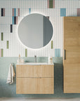 Ensemble de meubles de salle de bain TIM 80 cm avec vasque en céramique