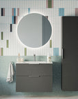 Ensemble de meubles de salle de bain TIM 80 cm avec vasque en céramique