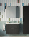 Ensemble de meubles de salle de bain TIM 80 cm avec vasque en céramique