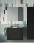 Ensemble de meubles de salle de bain TIM 80 cm avec vasque en céramique