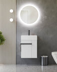 Ensemble de meubles de salle de bains COMPACT 45 cm avec lavabo