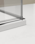 Paroi de douche d'angle avec porte pliante NT213