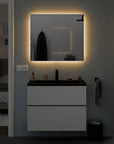 Ensemble de meubles de salle de bain TIM 80 cm avec vasque en céramique