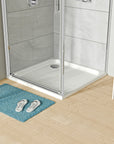 Receveur de douche plat acrylique TIM - blanc brillant - dimensions au choix