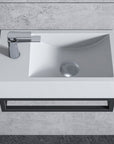Lavabo mural BA18 en fonte minérale