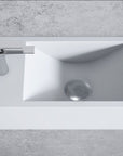Lavabo mural BA18 en fonte minérale