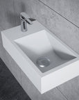 Lavabo mural BA18 en fonte minérale