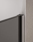 Parois de douche à l'italienne EX102 - Verre nano 10 mm gris fumé