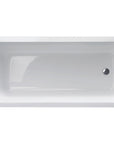 Baignoire rectangulaire Duravit DuraLavant, pour installation