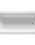 Baignoire rectangulaire Duravit DuraLavant, pour installation