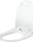 Siège de WC Duravit Univavo Universal avec abaissement automatique, ovale
