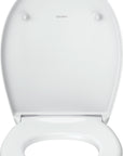 Siège de WC universel Duravit Univavo avec abattant à descente amortie