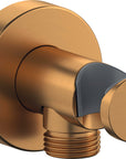 Système de douche encastré Duravit avec thermostat et pomme de douche