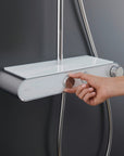 Duravit système de douche avec thermostat et tablette en verre