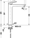 Mitigeur lavabo monocommande XL Duravit Wave