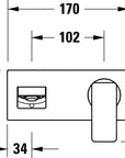 Duravit Manhattan Mitigeur monocommandé pour lavabo