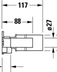 Duravit corps encastré