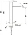 Duravit C.1 Mitigeur de lavabo monocommande XL