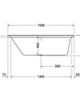 Baignoire rectangulaire Duravit P3
