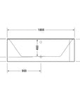Duravit baignoire d'angle semi-îlot P3