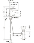 Mitigeur de lavabo Duravit Tulum by Starck