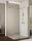Paroi de douche à l'italienne 10 mm Super White Glass EX103