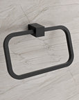 Anneau porte-serviettes OLA - Acier inoxydable - 23 x 9,3 cm - Carré - couleur au choix