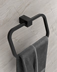 Anneau porte-serviettes OLA - Acier inoxydable - 23 x 9,3 cm - Carré - couleur au choix