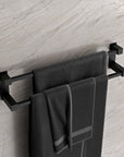 Porte-serviettes OLA - Inox - env. 64 x 11 cm - design angulaire - couleur au choix