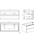 Ensemble de meubles de salle de bain EDGE 1200