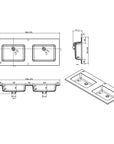 Ensemble de meubles de salle de bain EDGE 1200