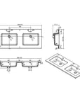 Ensemble de meubles de salle de bain EDGE 1200