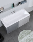 Baignoire rectangulaire Duravit DuraLavant, pour installation