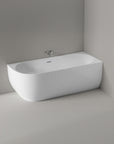 Baignoire d'angle semi-îlot LENA CORNER