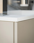 Ensemble de meubles de salle de bain KONDA 50 cm avec lavabo en marbre minéral