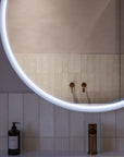 Miroir salle de bain LED BELDIVO rond - 100 cm