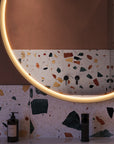 Miroir salle de bain LED BELDIVO rond - 100 cm