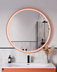 Miroir salle de bain LED BELDIVO rond - 100 cm