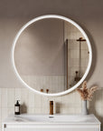 Miroir salle de bain LED BELDIVO rond - 100 cm