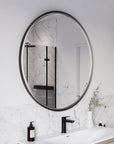 Miroir salle de bain LED BELDIVO rond - 100 cm