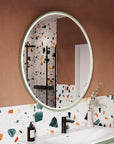 Miroir salle de bain LED BELDIVO rond - 100 cm