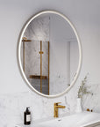 Miroir salle de bain LED BELDIVO rond - 100 cm